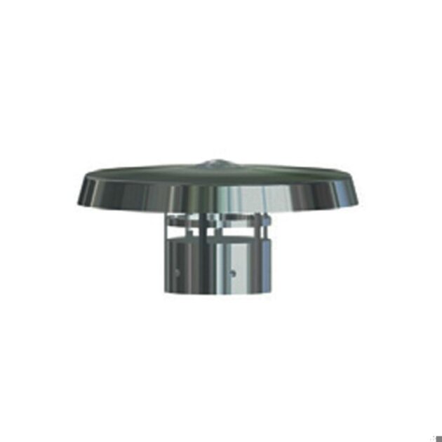 Tappo di scarico per tubo fumi da Ø 80 mm, tipo cappello cinese