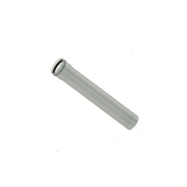 Tubo per scarico fumi caldaia a condensazione, 80 x 500 mm