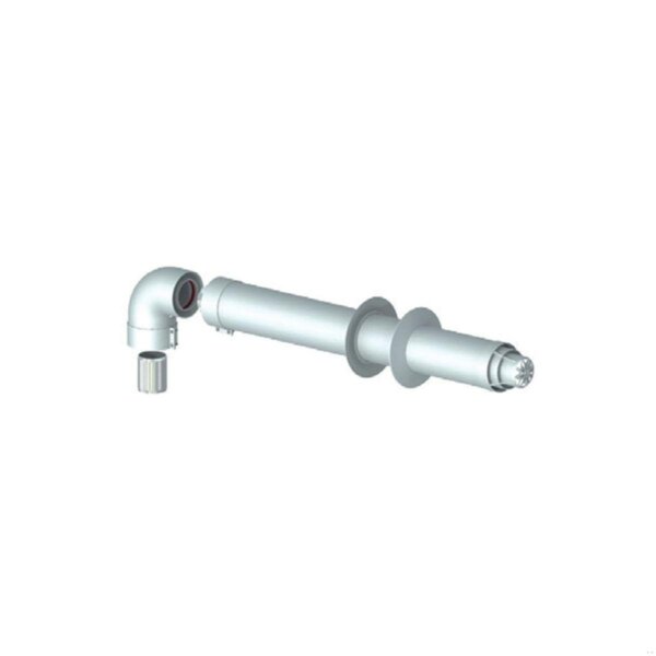 Kit scarico fumi coassiale per scaldacqua a gas flusso forzato