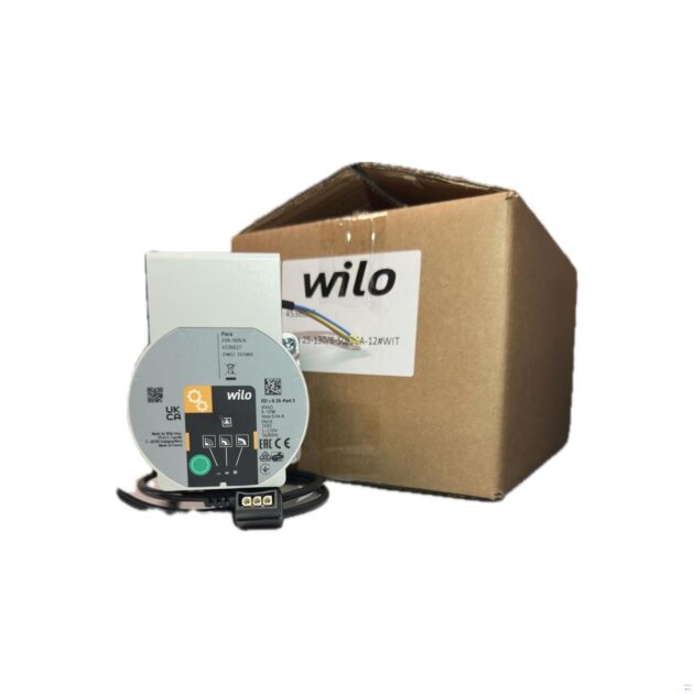 Circolatore elettronico Wilo Para 25-130/6-50 att. 11/2' con cavo e scatola