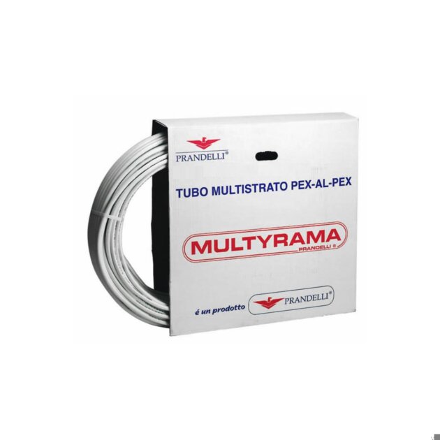 Multyrama -Tubo multistrato in  PE-X/AL/PE-X da 16 (SMETRATO)