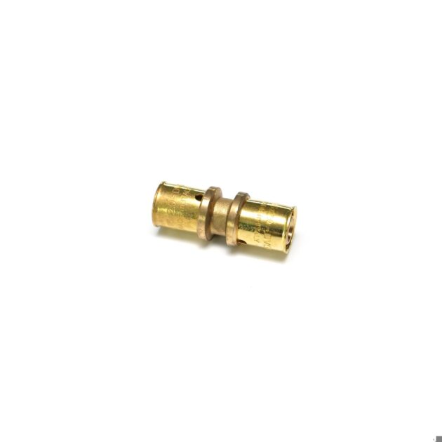 Manicotto intermedio a pressare per multistrato gas da Ø 20 x 16