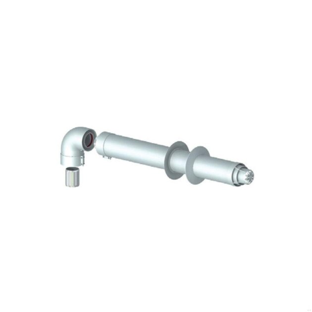 Ariston - Kit scarico fumi coassiale per scaldacqua gas flusso forzato