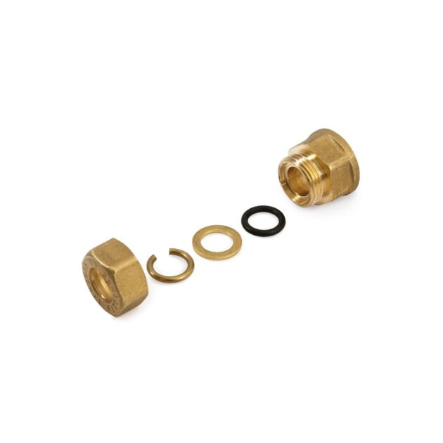 Manicotto F per rame con O-Ring (202) da 28 x 1'