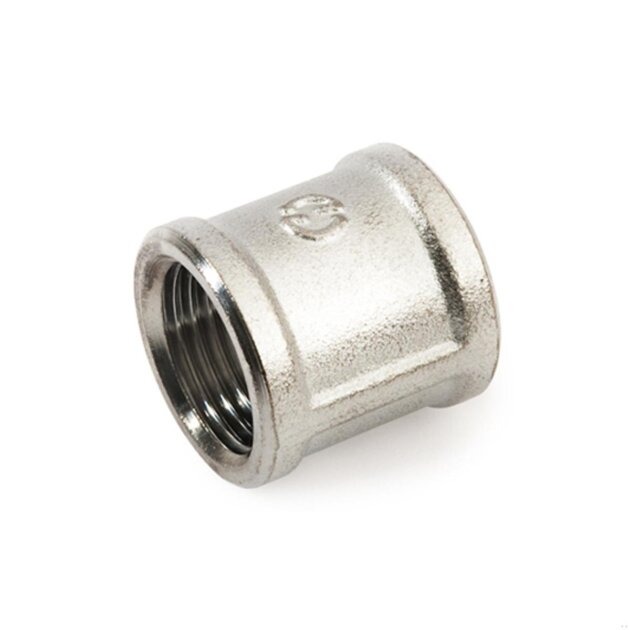 Manicotto in ottone cromato  (270)  da  3/8