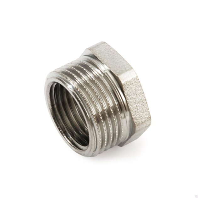 Riduzione in ottone cromato  (241)  da  1/2 x 3/8