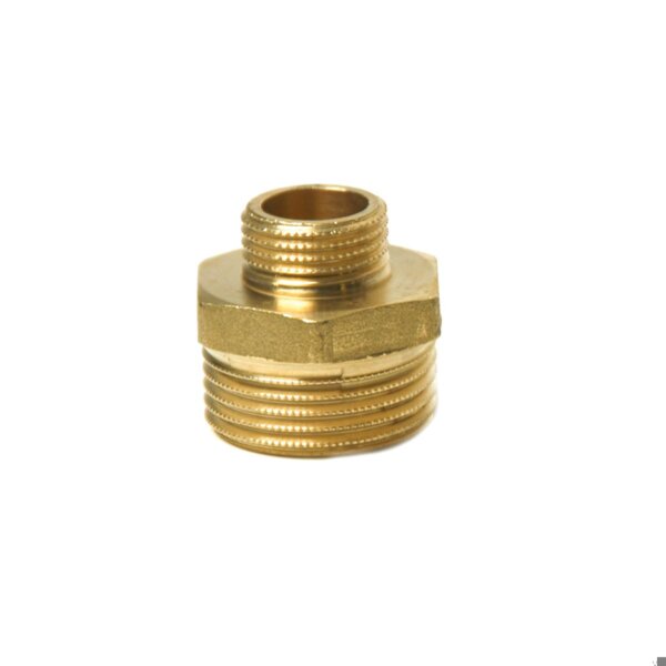 Nipplo ridotto in ottone  (245)  da  1/2 x 1/4