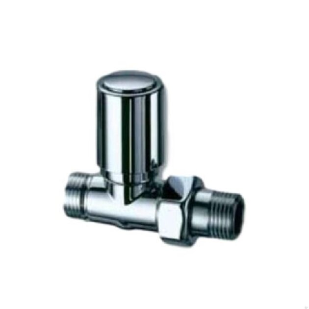 Valvola diritta cromata per rame da  16  x  1/2