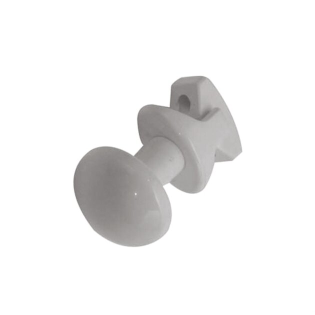 Pomello portaccappatoio per termoarredo bianco