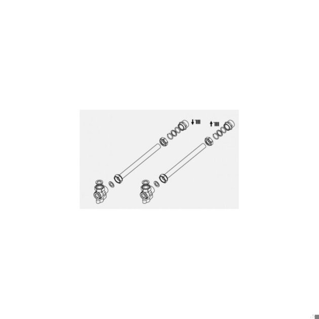 Ariston - Kit raccordi riscaldamento per caldaia murale
