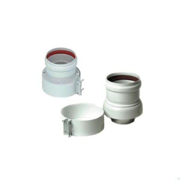 Ariston - Adattatore scarico fumi coassiale/sdoppiatore per caldaia