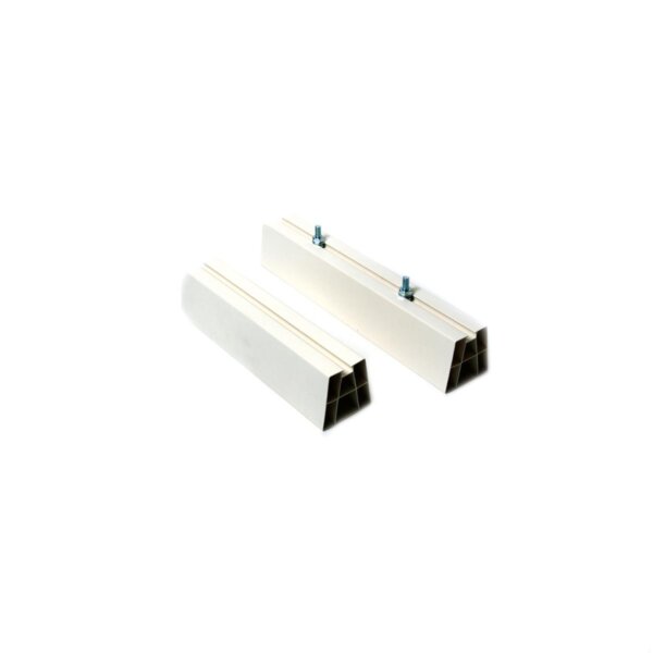 Supporto a pavimento in pvc per clomatizzatore, da 80x80x450 mm.