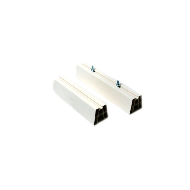 Supporto a pavimento in pvc per clomatizzatore, da 80x80x450 mm.
