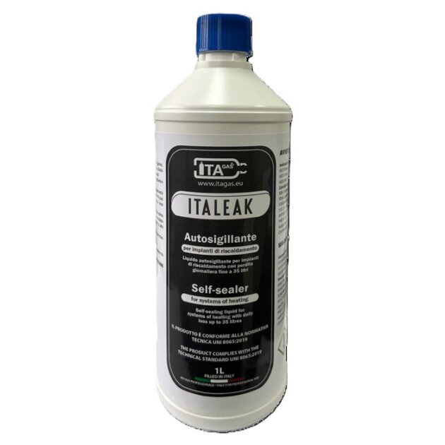 Liquido turafalle per impianti di riscaldamento, da 1 Lt. ITALEAK