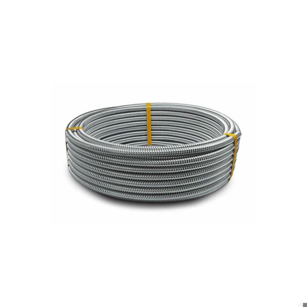 Eurotis - Tubo in acciaio inox raccordabile per acqua, da  3/4  x  4  ml.