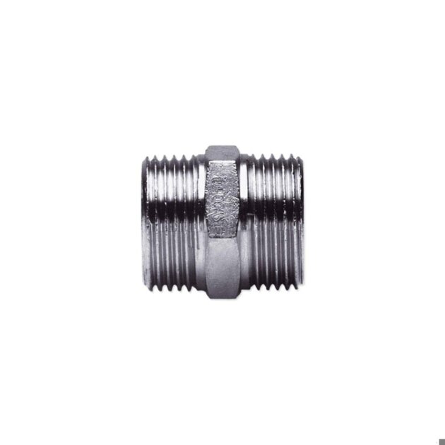 Nipplo  per  tubo  inox  da  1'