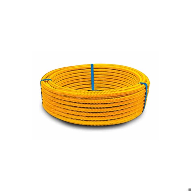 Eurotis - Tubo in acciaio inox rivestito e raccordabile per gas