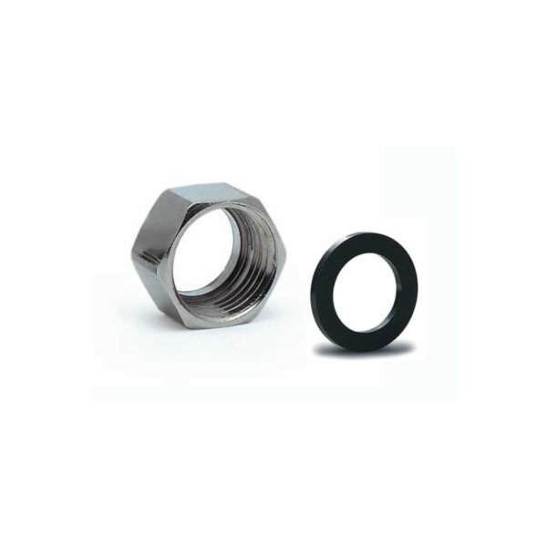 Eurotis - Dado con guarnizione per tubo in acciaio inox per gas da  1/2