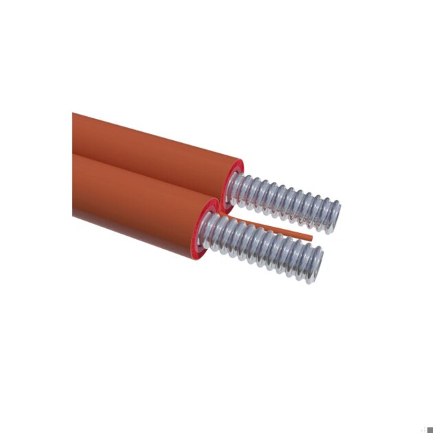 Tubo binato CSST DN20 1' AISI 304 solare/cavo elettrico