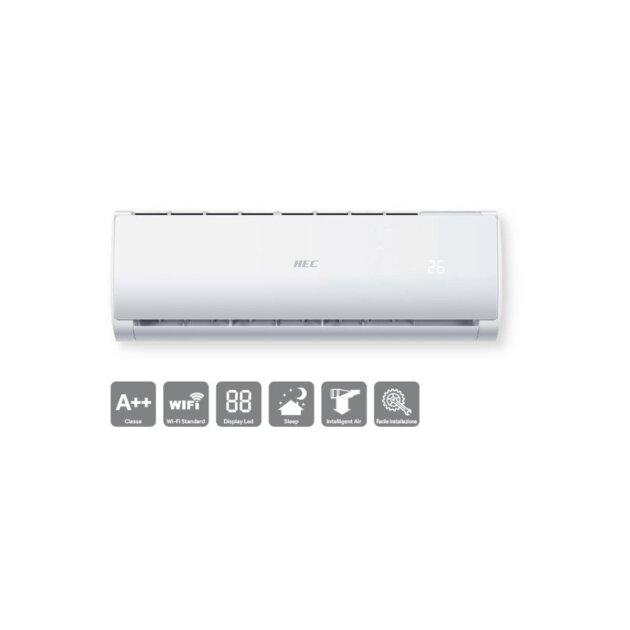 Unità interna condizionatore a parete mono inverter 2,5 kW HEC R32 TIDE PLUS