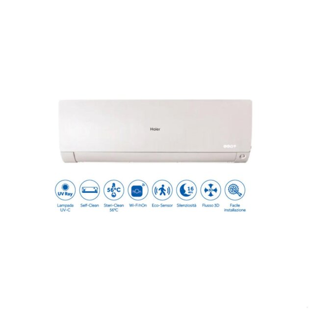 Unità interna per condizionatore  pompa di calore inverter 2,6 kW  FLEXIS PLUS bia