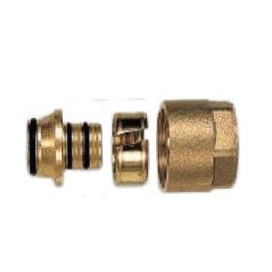 Raccordo colleg. a stringere per multistrato 16x2,00x1/2 x TRILEM