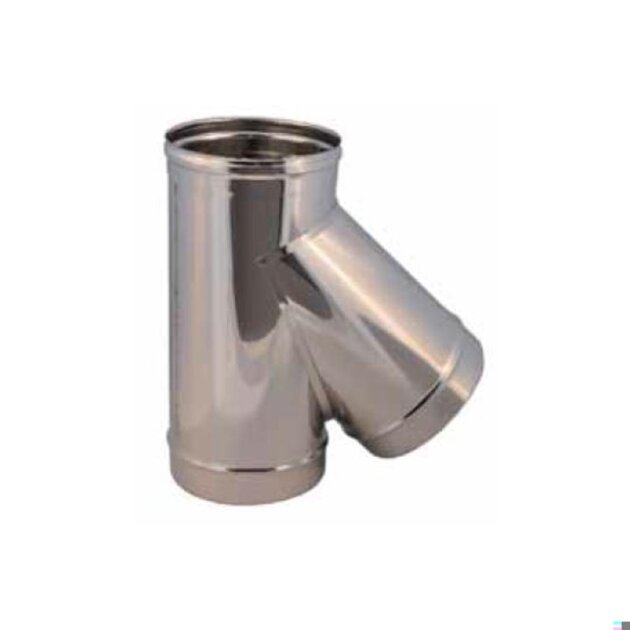 Raccordo a braga 135° in acciaio inox AISI 304 da 180