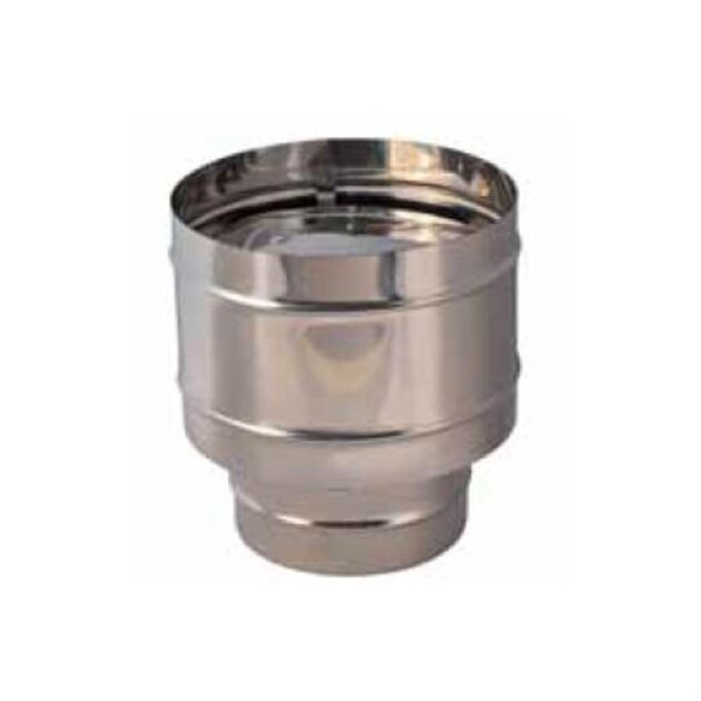 Cappello antivento in acciaio inox AISI 304 da 130