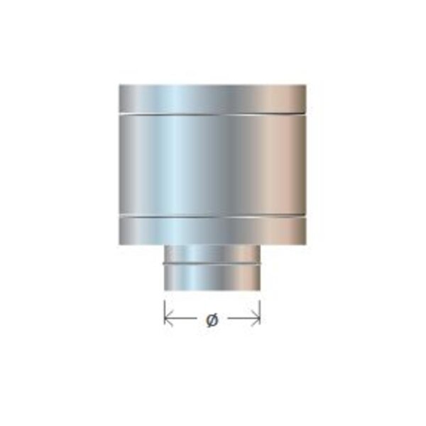 Cordivari - Cappello antivento in acciaio inox AISI 316L da 130