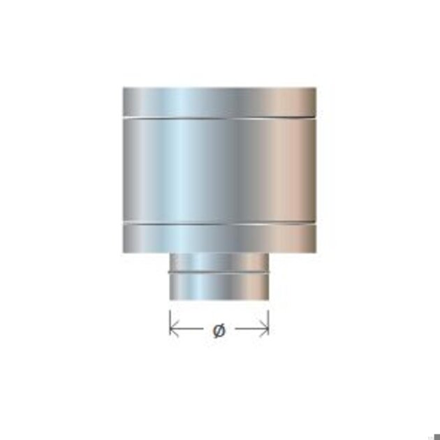 Cordivari - Cappello antivento acciaio inox AISI 316L da 180