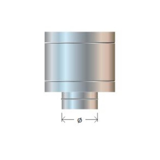 Cordivari - Cappello antivento acciaio inox AISI 316L da 250