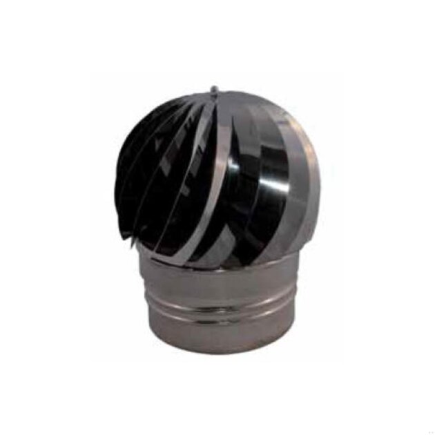 Cappello ruotante in acciaio inox da 250 AISI 304