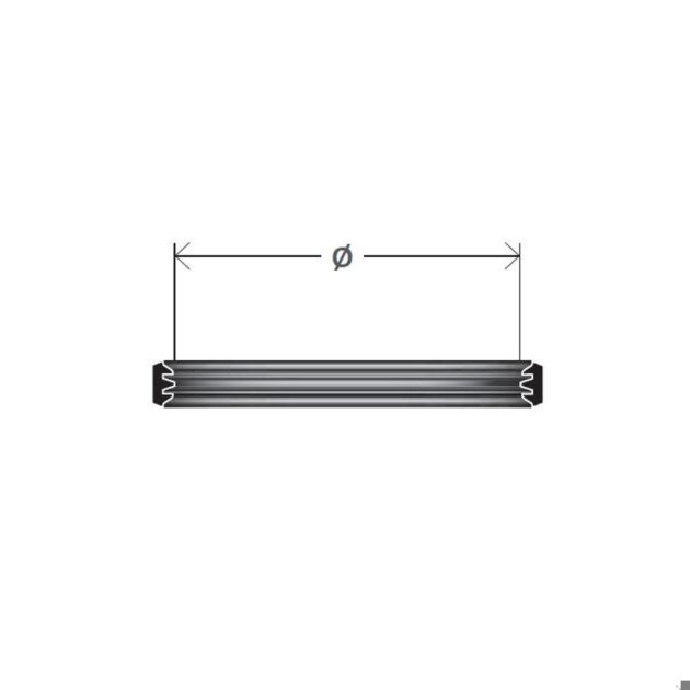 Cordivari - Guarnizione in silicone per canna fumaria AISI 316L da 200