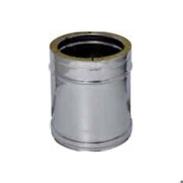 Canna fumaria doppia parete in acciaio inox  AISI 316L/304 da 200-250x500mm