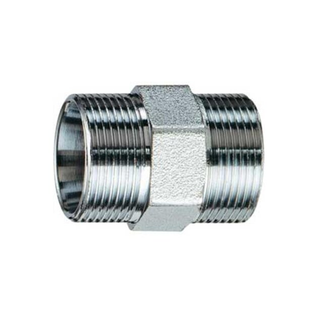Nipplo in ottone cromato da 24/19 x 24/19  FAR