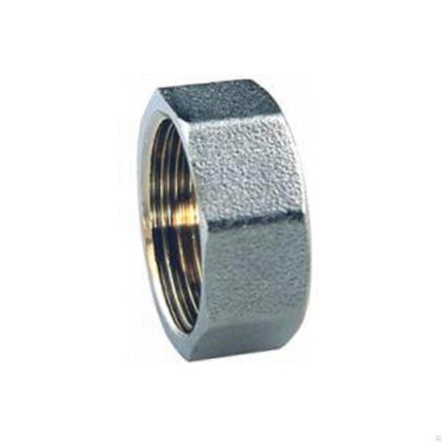 Tappo F in ottone cromato con guarnizione da 1'1/4 FAR