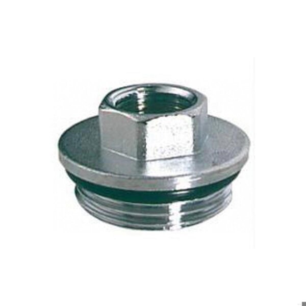 Riduzione in ottone cromato con O-Ring da 1' x 3/8 FAR