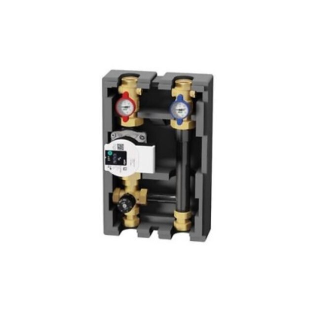 Gruppo di rilancio a punto fisso 1' con circolatore elettronico 1-7m INT.130mm