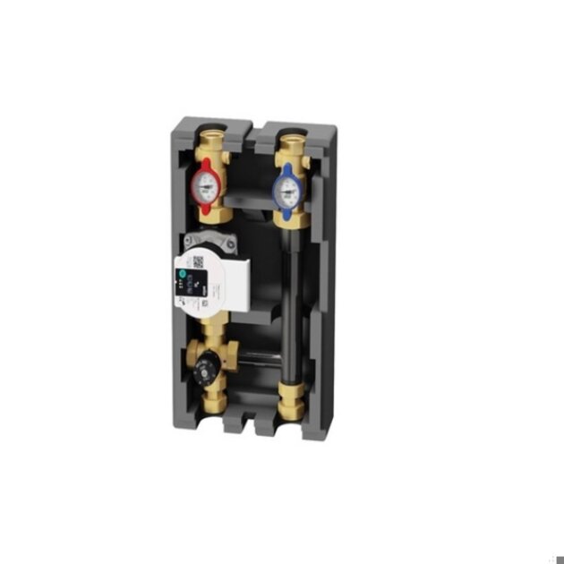 Gruppo di rilancio a punto fisso 1' con circolatore elettronico 1-8m INT.180mm
