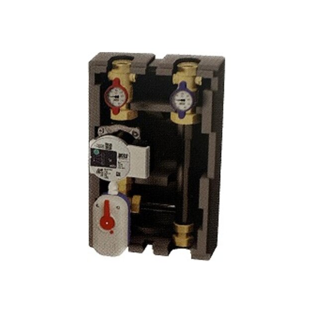Gruppo di rilancio miscelato 1'1/4 con motore 0-10V circolatore lettrura1-8m INT.180mm