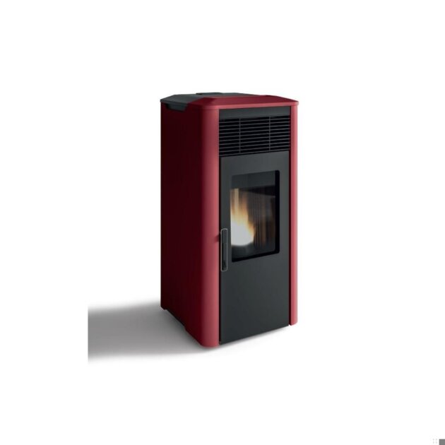 Palazzetti - Stufa a pellet  8  kW,  ILENA AIR 80  rossa