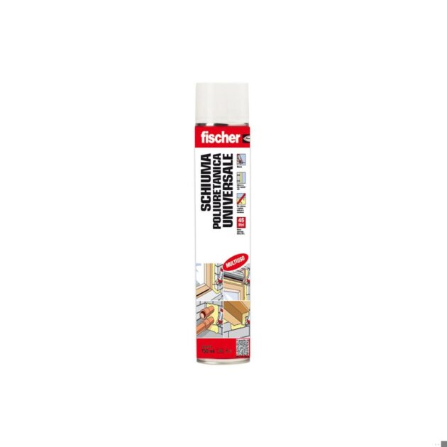 Fischer - Schiuma poliuretanica universale manuale, 750 ml