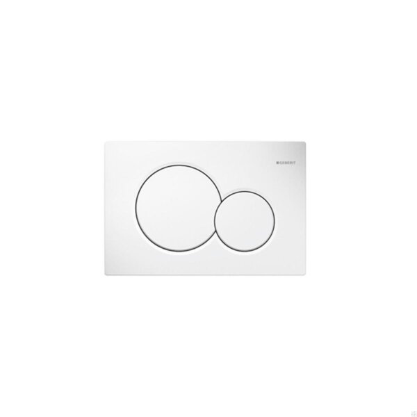 Geberit - Placca bianca Sigma 01 per cassetta scarico incasso