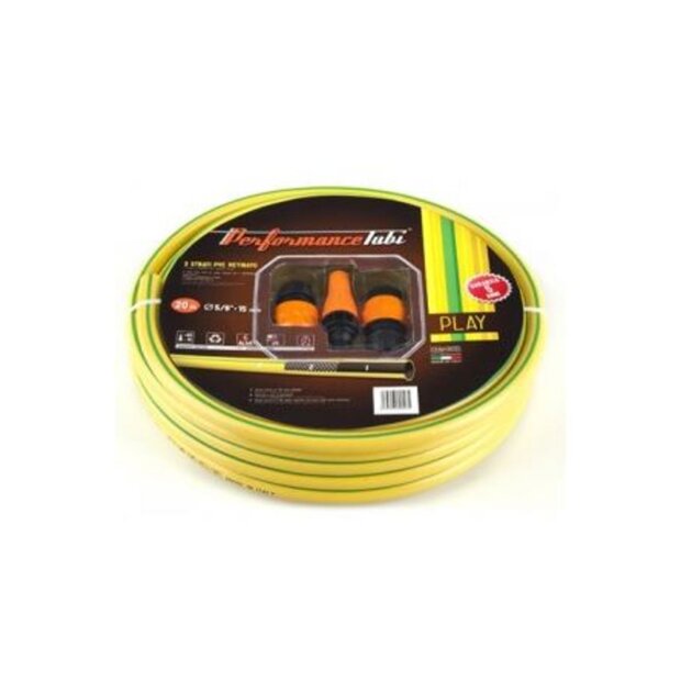 Kit tubo 3 strati in pvc retinato per giardino 5/8 x 20 ml.