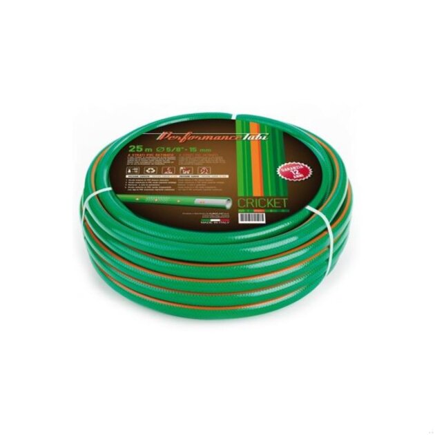 Tubo 4 strati in pvc retinato per giardino da 5/8 x 25 ml.