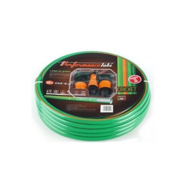 Kit tubo 4 strati in pvc retinato per giardino 5/8 x 20 ml. c/acc.