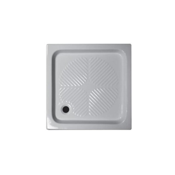 Piatto doccia quadro in ceramica 80 x 80 H. 10