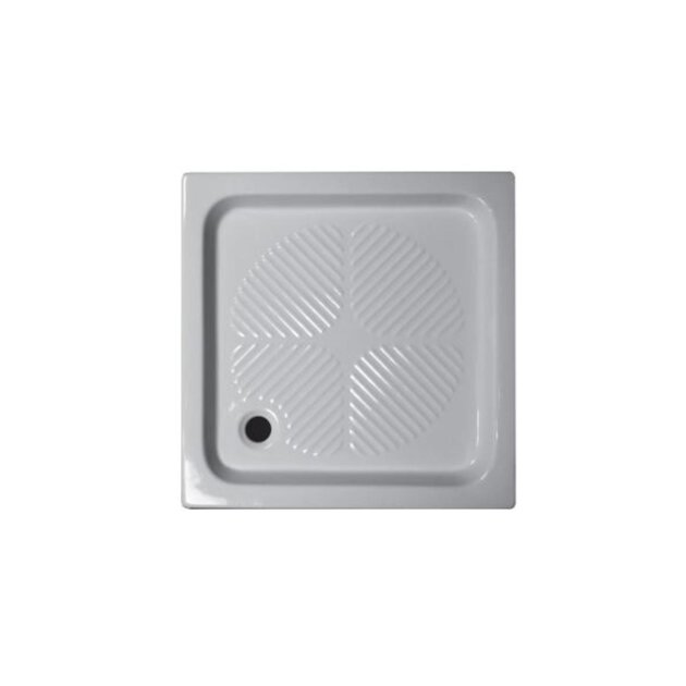 Piatto doccia quadro in ceramica 80 x 80 H. 10