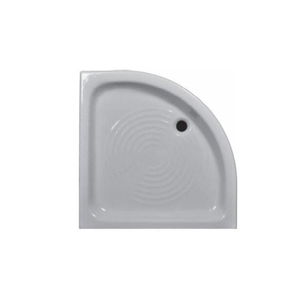 Piatto doccia semicircolare in ceramica 90 x 90 H. 11,5