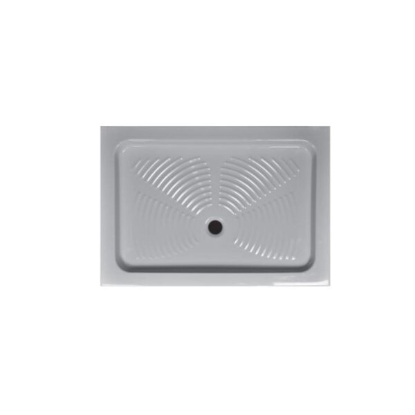 Piatto doccia rettangolare in ceramica 70 x 100 H. 10